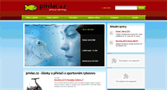 Desktop Screenshot of privlac.cz